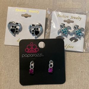 3 sets of Earrings